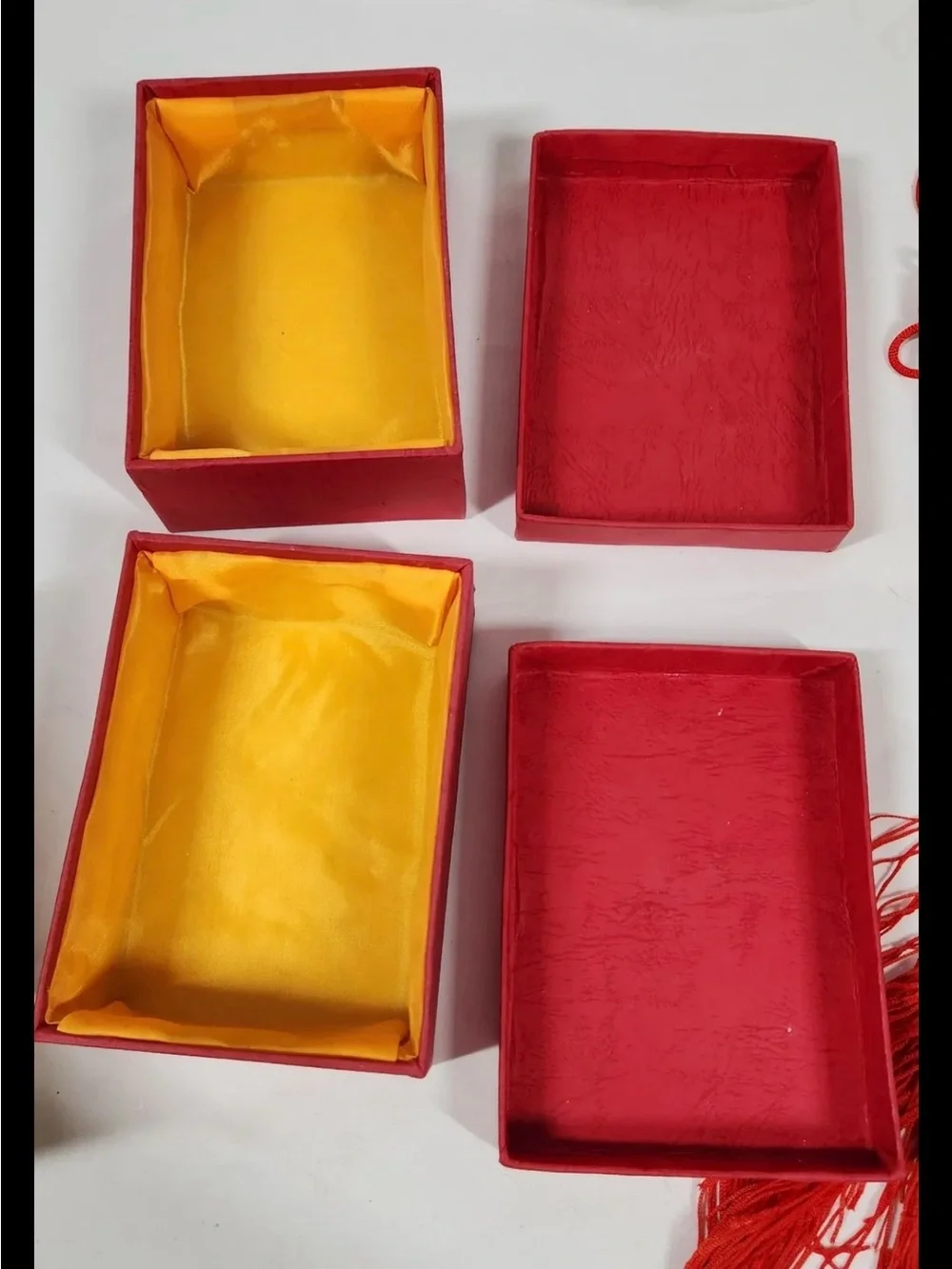 Red Decorative Chinese Opera Face Mask Ornaments - Set by